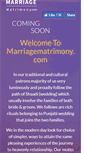 Mobile Screenshot of marriagematrimony.com